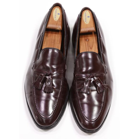 Allen Edmonds Grayson Burgundy Oxblood Tassel Loafers Leather Dress Shoes 13 B main image 10